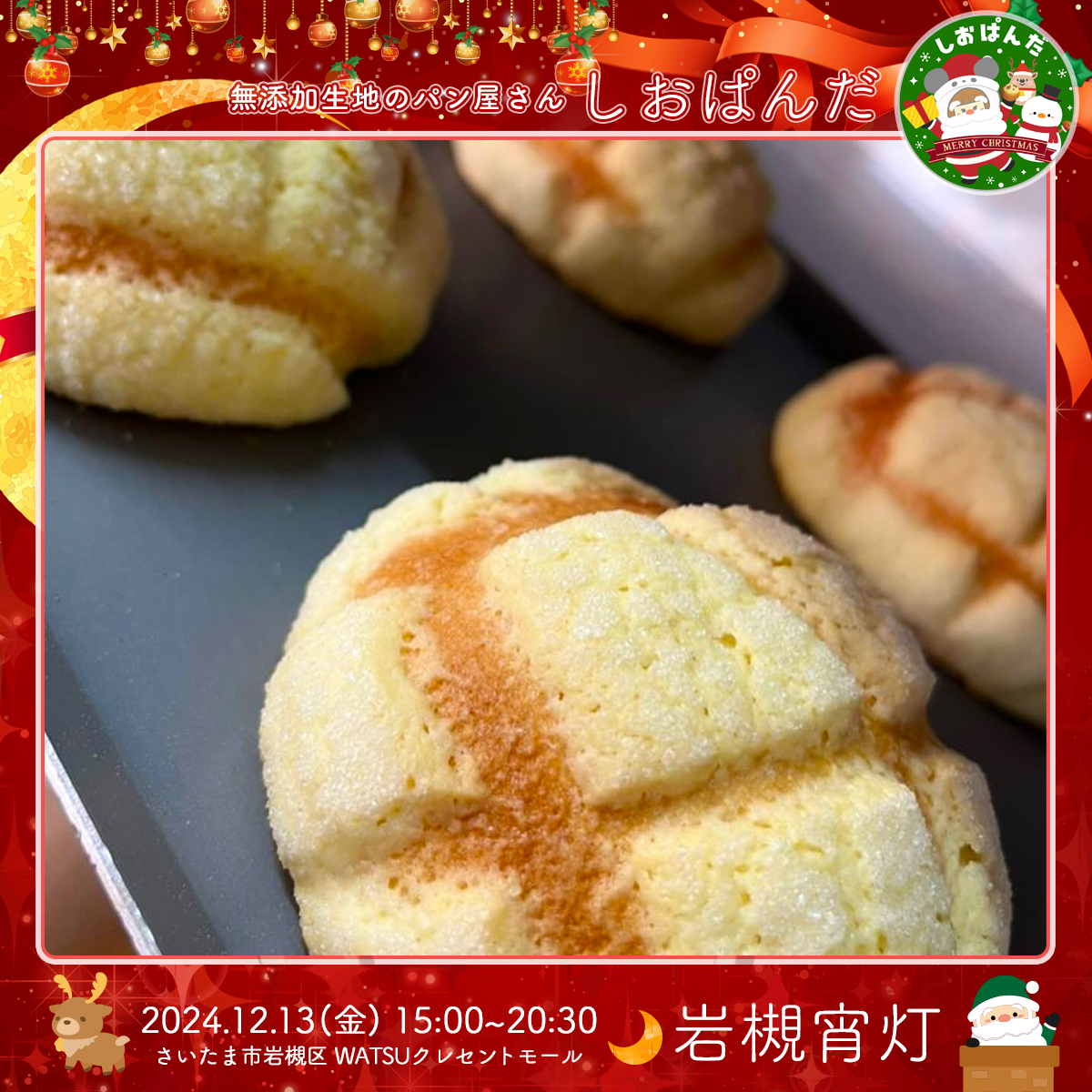 しおぱんだ｜岩槻宵灯・クリスマス 2024.12.13 Fri