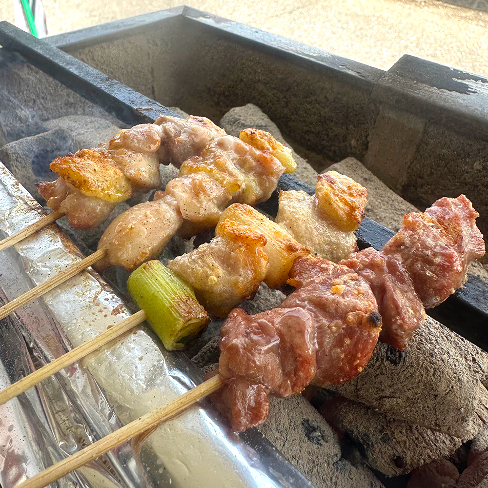 炭火串焼すまいる亭-注文を受けてからじっくり焼き上げます。